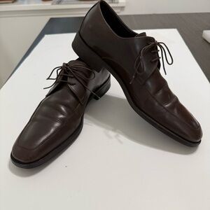 Ermenegildo Zegna Men’s Dress Shoes Fine Brown Italian Leather